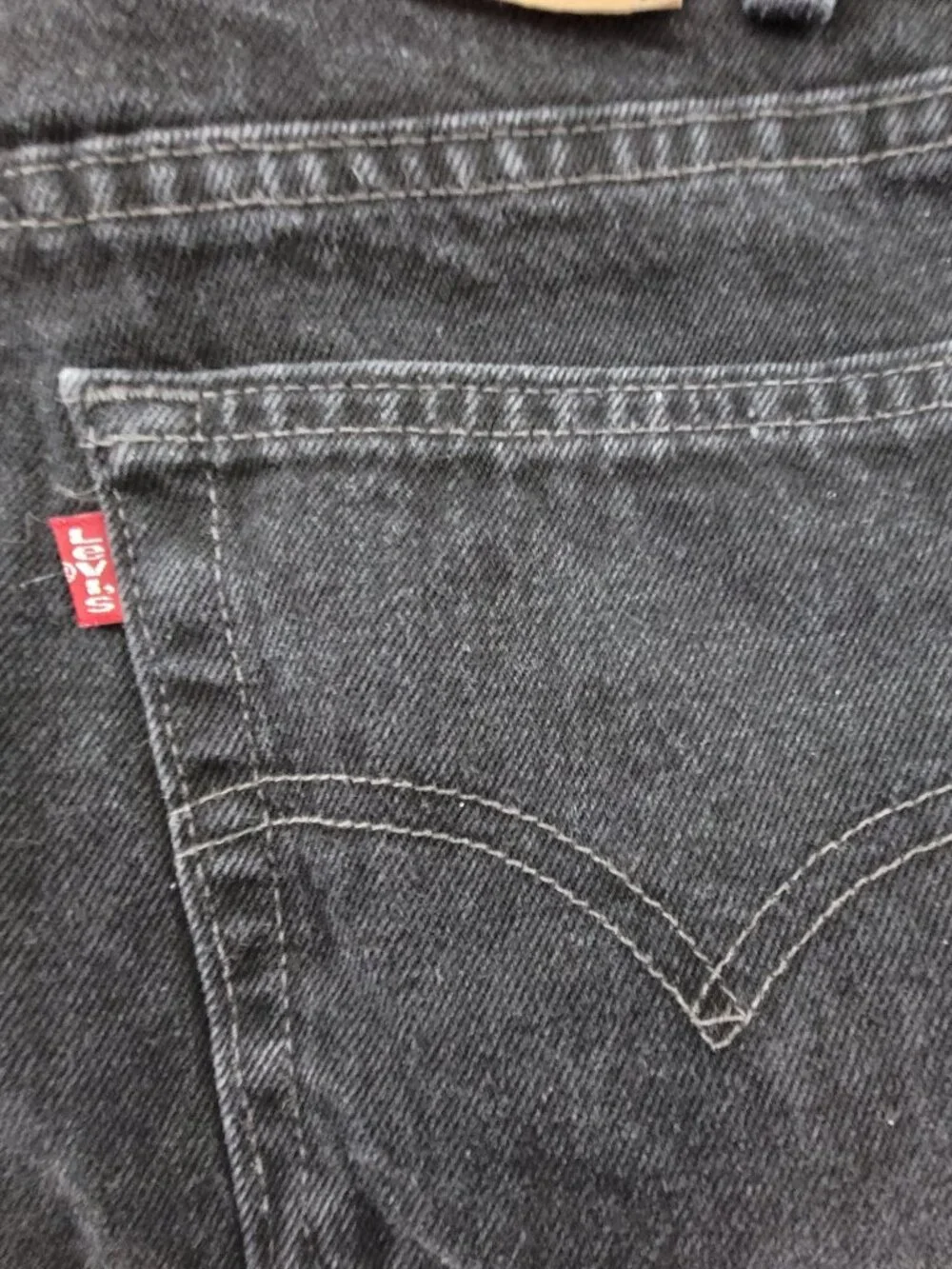 Vintage Levis 550 Jeans‎ 33x32 Black Denim Relaxed Fit Straight Leg Y2K USA Made